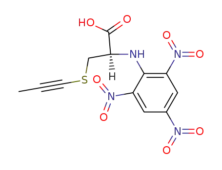 N-(2,4,6-Trinitro-phenyl)-S-1-propinyl-L-cystein