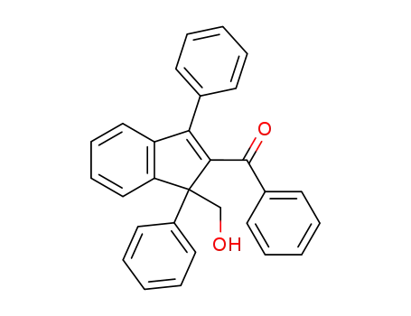 2-Benzoyl-1,3-diphenyl-1-hydroxymethyl-inden