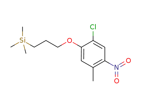 [3-(2-chloro-5-methyl-4-nitrophenoxy)propyl]trimethylsilane