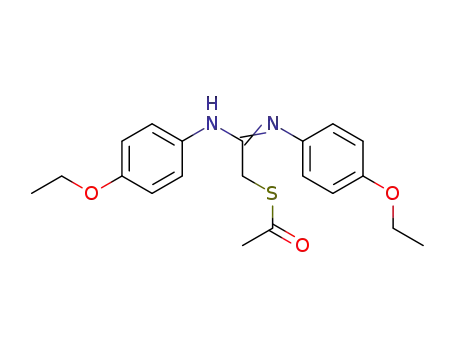 2-Acetylmercapto-N.N'-<4-ethoxy-phenyl>-acetamidin