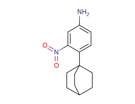 Molecular Structure of 23042-16-2 (1-(4-Amino-2-nitrophenyl)-bicyclo<2.2.2>octan)