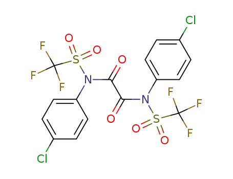 N-(4-Chloro-phenyl)-N-{2-[(4-chloro-phenyl)-trifluoromethanesulfonyl-amino]-2-oxo-acetyl}-C,C,C-trifluoro-methanesulfonamide