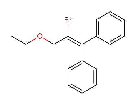 2-Brom-3-aethoxy-1,1-diphenyl-propen-1