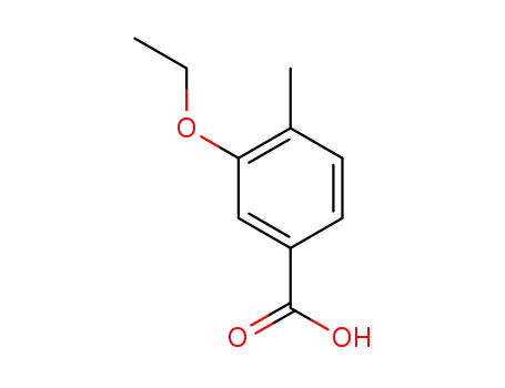 Molecular Structure of 1250606-59-7 (3-Ethoxy-4-Methyl Benzoic Acid)