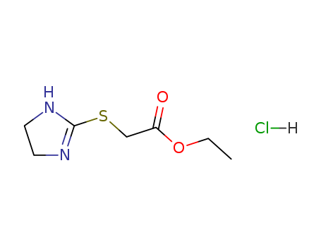 ethyl 2-(4,5-dihydro-1H-imidazol-2-ylsulfanyl)acetate cas  91774-37-7