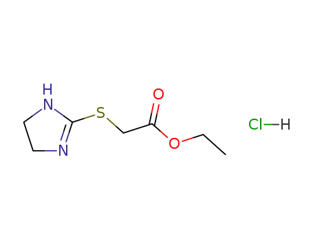 Molecular Structure of 91774-37-7 (ethyl (4,5-dihydro-1H-imidazol-2-ylsulfanyl)acetate)
