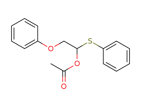 Ethanol, 2-phenoxy-1-(phenylthio)-, acetate