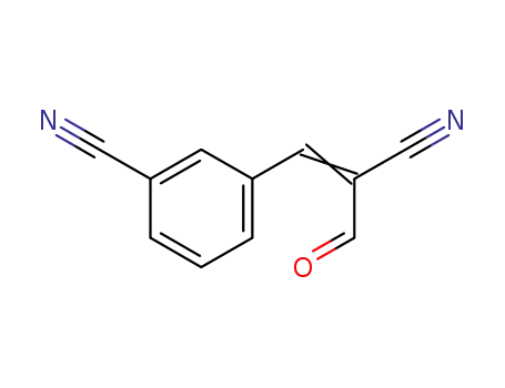 Benzonitrile, 3-(2-cyano-3-oxo-1-propenyl)-