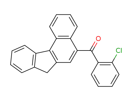 Molecular Structure of 27921-57-9 (5-(o-Chlorbenzoyl)benzo<c>fluoren)