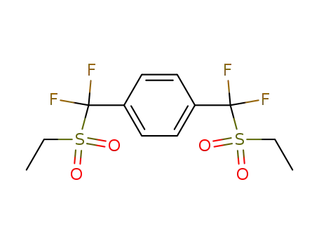 α,α'-Bis-(ethylsulfonyl)-α,α,α',α'-tetrafluor-p-xylol