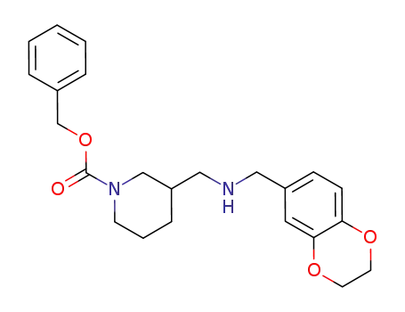3-{[(2,3-dihydro-benzo[1,4]dioxin-6-ylmethyl)amino]-methyl}-piperidin-1-ylcarboxylic acid benzyl ester
