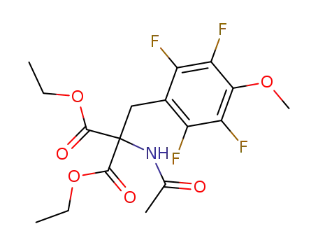 (4-Methoxy-2.3.5.6-tetrafluor-benzyl)-acetamido-malonsaeure-diethylester