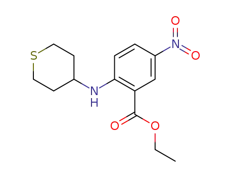 ethyl 5-nitro-2-(tetrahydro-2H-thiopyran-4-ylamino)benzoate