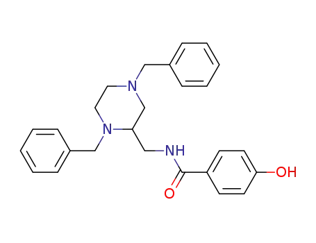N-(1,4-Dibenzyl-piperazin-2-ylmethyl)-4-hydroxy-benzamide
