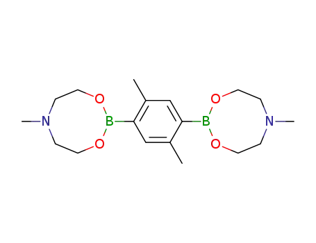 6,6'-dimethyl-2,2'-(2,5-dimethyl-<i>p</i>-phenylene)-bis-[1,3,6,2]dioxazaborocane