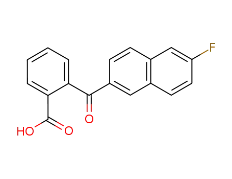 2-(6-Fluor-naphthoyl-<sup>(2)</sup>)-benzoesaeure