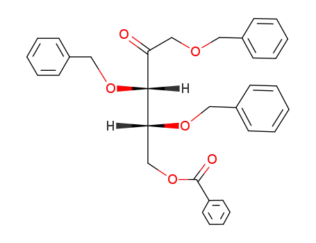 Benzoic acid (2R,3S)-2,3,5-tris-benzyloxy-4-oxo-pentyl ester