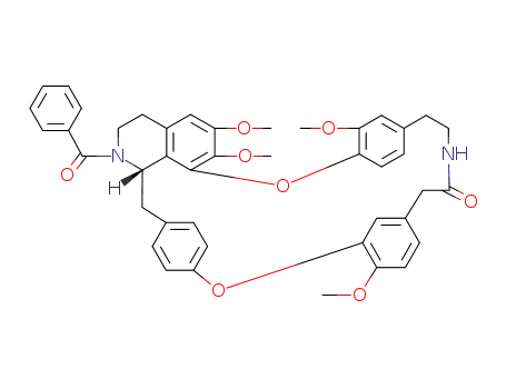 2-benzoyl-6,7,6',12'-tetramethoxy-1',17'-seco-oxyacanthan-1'-one