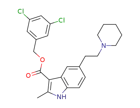 5-(2-Piperidino-ethyl)-2-methyl-1H-indole-3-carboxylic acid 3,5-dichloro-benzyl ester