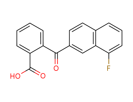 Benzoic acid,2-[(8-fluoro-2-naphthalenyl)carbonyl]- cas  2965-43-7
