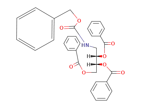 2,3,4-Tri-O-benzoyl-1-benzyloxycarbonylamino-1-desoxy-D-erythritol