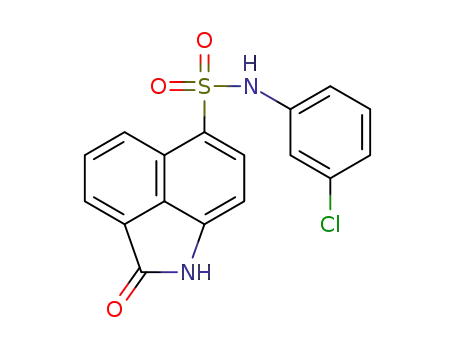 N-(3-chlorophenyl)-2-oxo-1,2-dihydrobenzo[cd]indole-6-sulfonamide