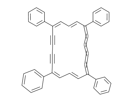 1,2,3,4,5,7,9,15,17-Cyclooctadecanonaene-11,13-diyne,
1,6,10,15-tetraphenyl-