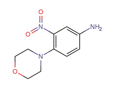 Molecular Structure of 5367-65-7 (4-MORPHOLINYL-3-NITROANILINE)