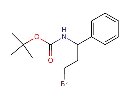 3-bromo-1-(tert-butoxycarbonyl)amino-1-phenyl propane