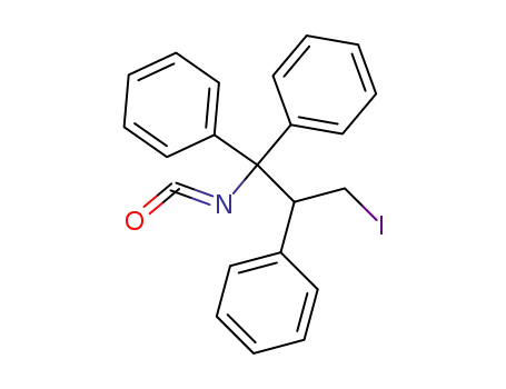 3-Isocyanato-2.3.3-triphenyl-1-propyl-iodid