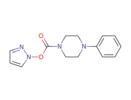 4-Phenyl-piperazine-1-carboxylic acid pyrazol-1-yl ester