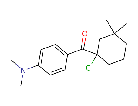 (1-chloro-3,3-dimethyl-cyclohexyl)-(4-dimethylaminophenyl)methanone cas  4664-68-0
