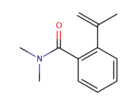 Molecular Structure of 23417-82-5 (N,N-dimethyl-2-(prop-1-en-2-yl)benzamide)