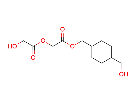 Molecular Structure of 181629-08-3 (Acetic acid, hydroxy-,
2-[[4-(hydroxymethyl)cyclohexyl]methoxy]-2-oxoethyl ester)