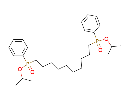 Molecular Structure of 51021-91-1 (dipropan-2-yl decane-1,10-diylbis[phenyl(phosphinate)])
