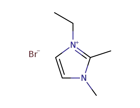 Molecular Structure of 98892-76-3 (1-Ethyl-2,3-dimethylimidazolium bromide)
