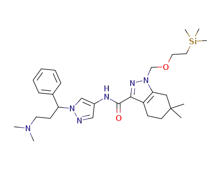 C<sub>30</sub>H<sub>46</sub>N<sub>6</sub>O<sub>2</sub>Si