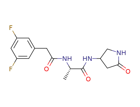 3-(N'-(3,5-difluorophenylacetyl)-L-alaninyl)amino-γ-butyrolactam