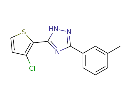 5-(3-Chloro-thiophen-2-yl)-3-(3-methyl-phenyl)-1H-[1,2,4]-triazole