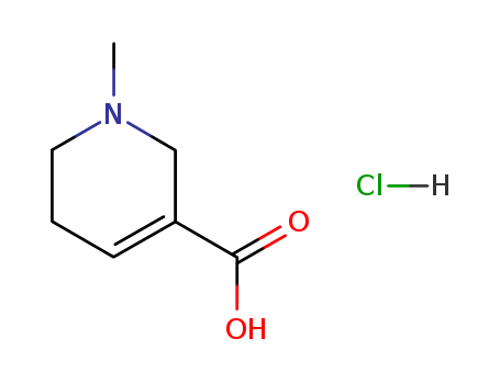 3-Pyridinecarboxylicacid, 1,2,5,6-tetrahydro-1-methyl-, hydrochloride (1:1)