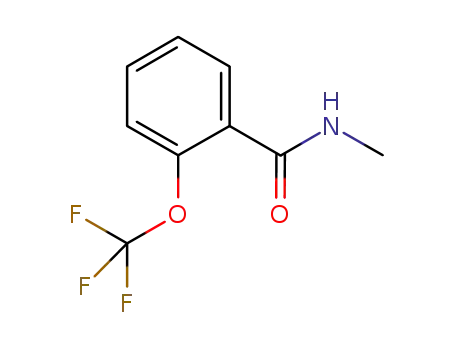 Molecular Structure of 633317-74-5 (Benzamide, N-methyl-2-(trifluoromethoxy)-)