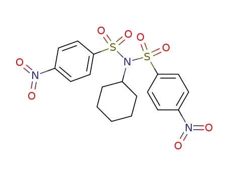 Benzenesulfonamide, N-cyclohexyl-4-nitro-N-[(4-nitrophenyl)sulfonyl]-