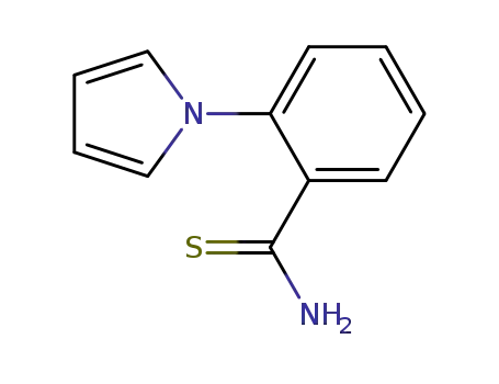 Molecular Structure of 175277-82-4 (2-(PYRROL-1-YL)THIOBENZAMIDE)