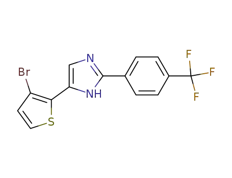 5-(3-Bromo-thiophen-2-yl)-2-(4-trifluoromethyl-phenyl)-1H-imidazole