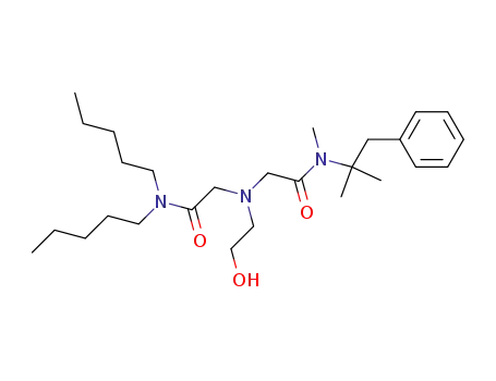 <2-Hydroxy-aethyl>-<N.N-dipentyl-carbamoylmethyl>-<N-methyl-N-(α.α-dimethyl-phenaethyl)-carbamoylmethyl>-amin