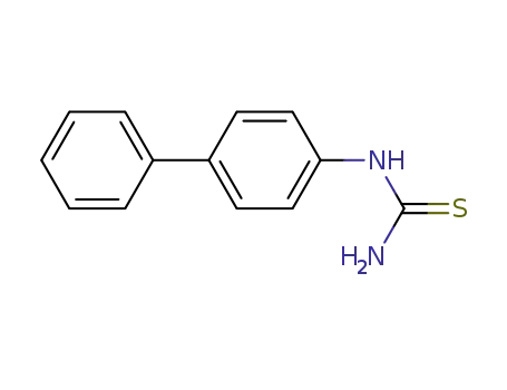 Molecular Structure of 19250-03-4 ((4-phenylphenyl)thiourea)