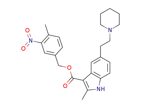 5-(2-Piperidino-ethyl)-2-methyl-1H-indole-3-carboxylic acid 3-nitro-4-methyl-benzyl ester