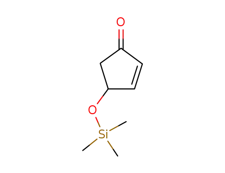 Molecular Structure of 104314-81-0 (2-Cyclopenten-1-one, 4-[(trimethylsilyl)oxy]-)