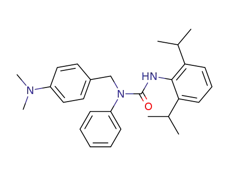 Urea,
N'-[2,6-bis(1-methylethyl)phenyl]-N-[[4-(dimethylamino)phenyl]methyl]-N
-phenyl-