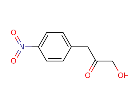 Molecular Structure of 4982-09-6 (1-hydroxy-3-(4-nitro-phenyl)-acetone)